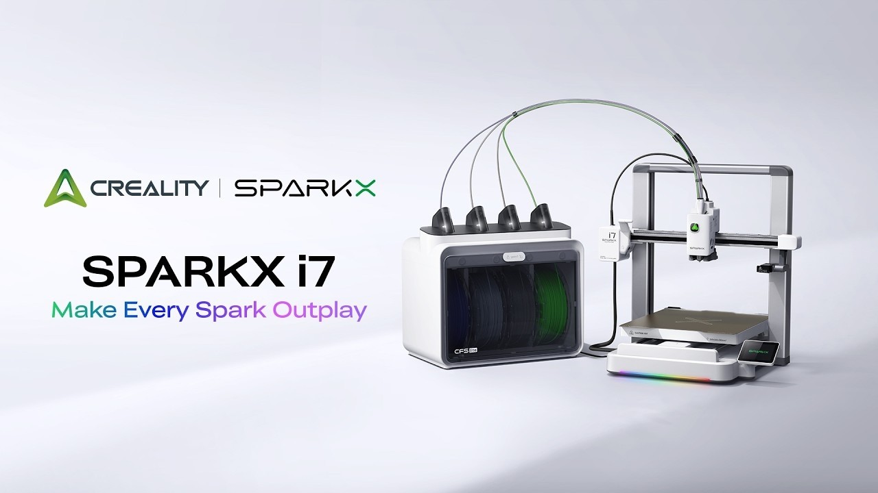SPARKX i7 Color Combo Creality – Multicolor AI 3D printer