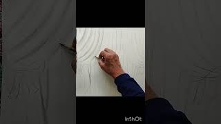 سلام هنردوستان، چین پرده اتاق#طراحی#اسکیس#هنردرمانی tutorial#toloupaint#