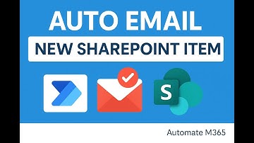 Power Automate: Automatically Send Email When New SharePoint Item Is Created – Tutorial