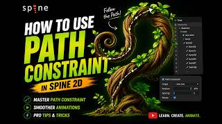 How to Use Path Constraint in Spine 2D | Complete Beginner Tutorial #gaming #animation #unity #2d