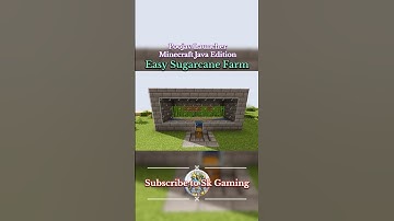 Easy Sugarcane Farm Poojav Launcher Minecraft Java Edition #minecraftfarm #pojavlauncherminecraft