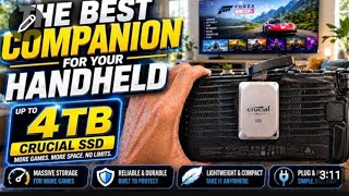 Crucial ssd for msi claw external storage better than an SD card  faster than your internal storage 