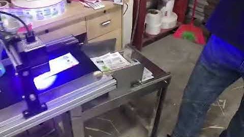 high resolution inkjet UV coder on glossy label -QR code for trace &track