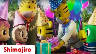 The Happy Birthday Song 🥳Sing Along with Shimajiro| Kids videos for kids | Nursery Rhymes |