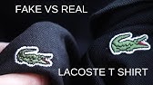 Sober gyldige Synes Spotting a fake Lacoste polo! 100% accurate! - YouTube