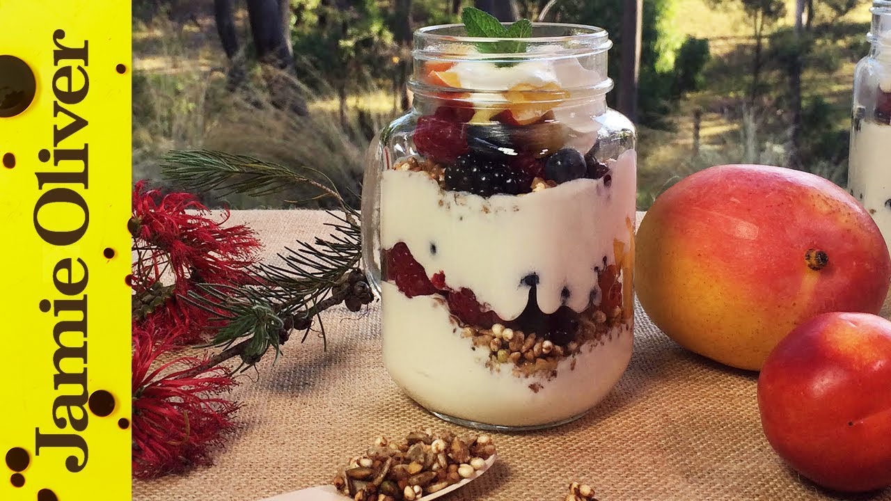 Fruit & Muesli Yogurt Parfait | Dani Stevens | Jamie Oliver