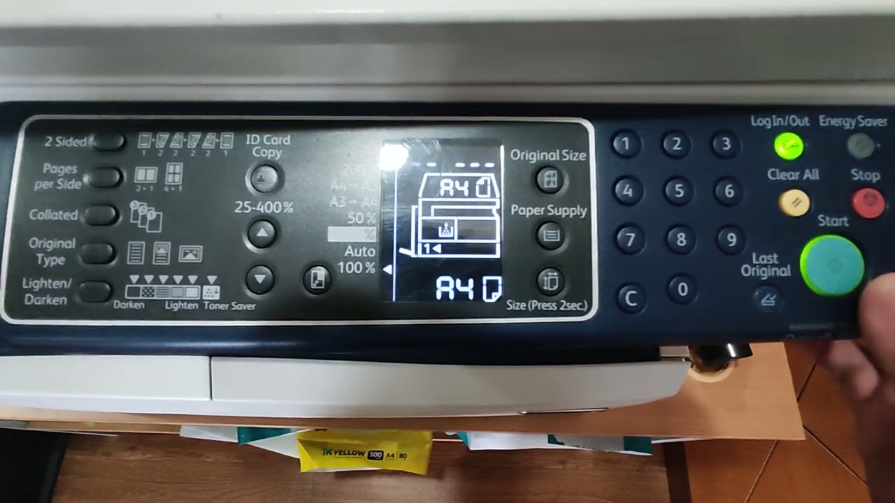 Fuji Xerox DSC2010 take system settings