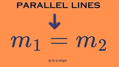 PARALLEL LINES IN XY-PLANE