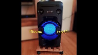 Sony Mhc V11 --Soundtest--
