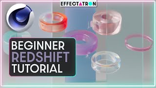 Create Glass and Plastics - Redshift 3.5  Transmission Tutorial - 22  Materials Download C4D S26