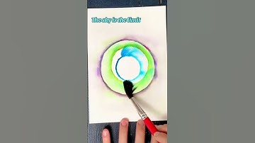 Circles after circles ... #shorts #watercolor #abstractart