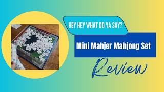 Mini Mahjer Mahjong Set Review - Easy & Fun Family Game!