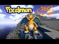 Minecraft Pixelmon 360 (Move your screen!) 4k #shorts