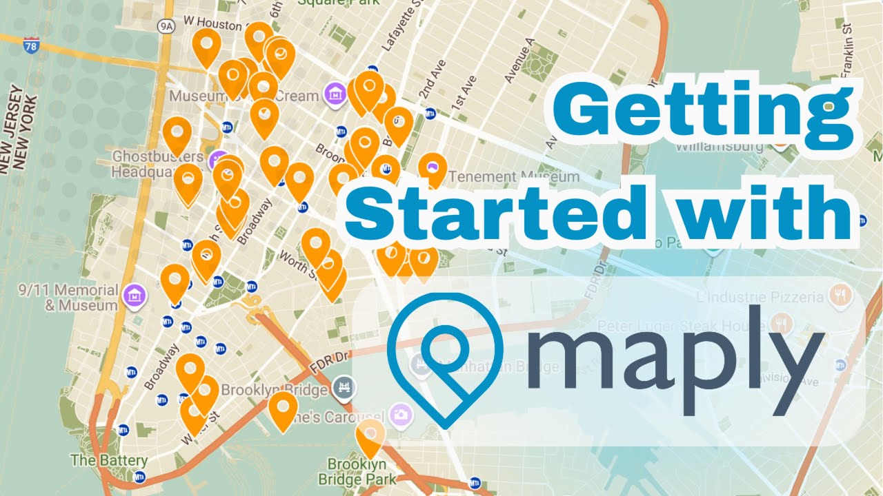 Getting started with Maply - best map maker | map multiple locations ...