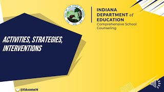 CTT: Module 3 Activities, Strategies, and Interventions