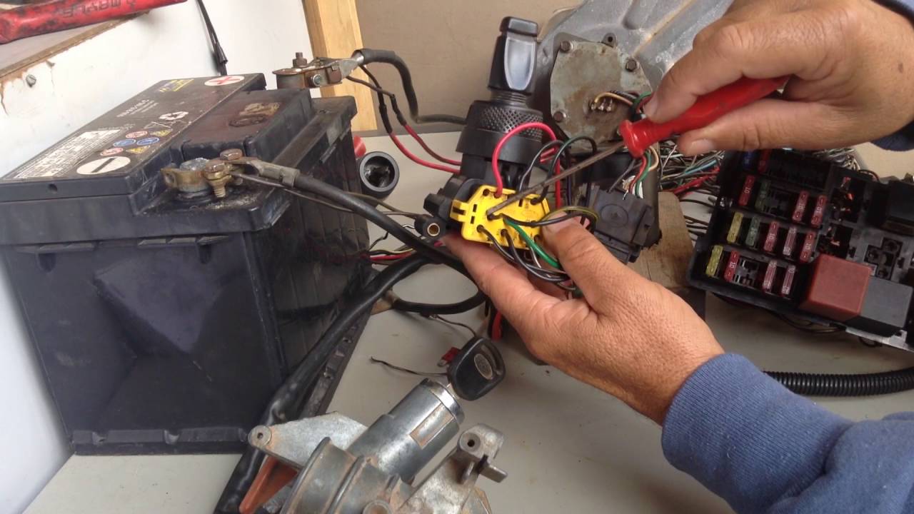 Mendonça - elétrica do ESCORT, 16/ cores dos fios do limpador de pára-brisas.