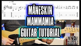 Download Lagu Maneskin Mammamia Guitar Tutorial (Måneskin) MP3