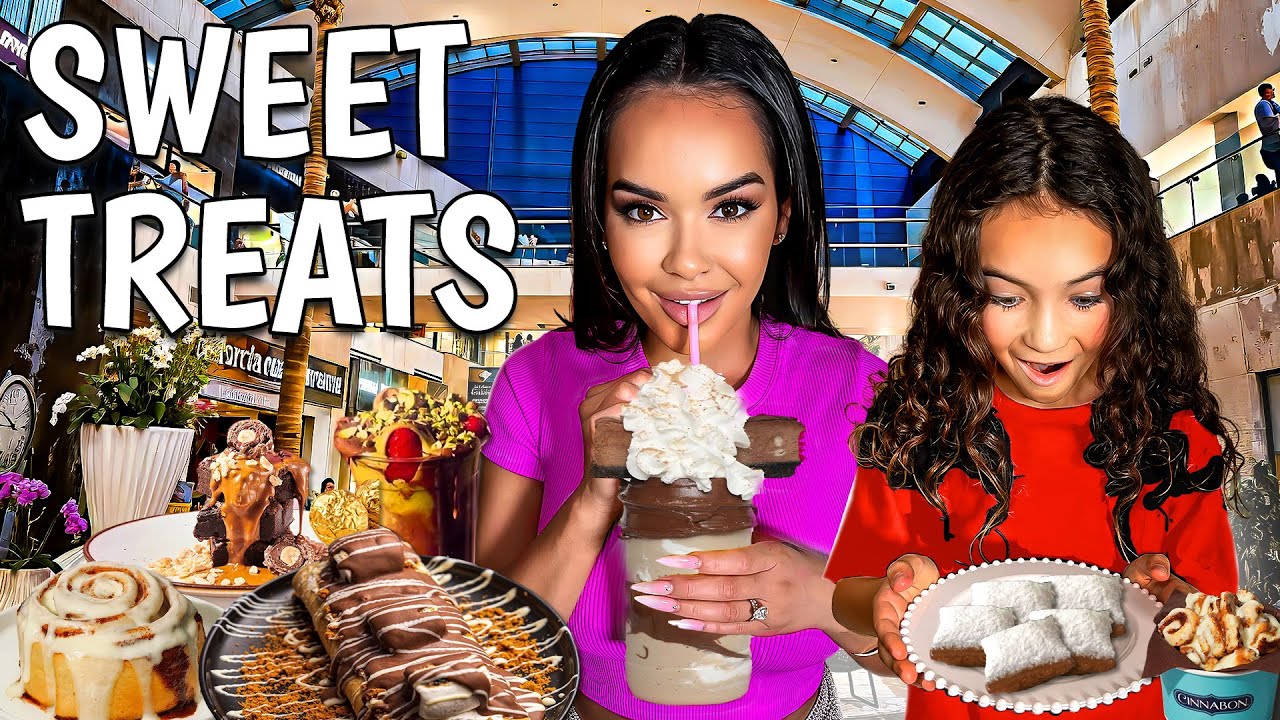 Rating The BEST Sweet Treats In The Entire Mall!!
