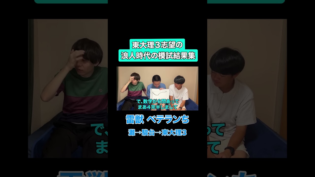 Veteran Chi, List of Mock Exams from My Ronin Days #Tokyo