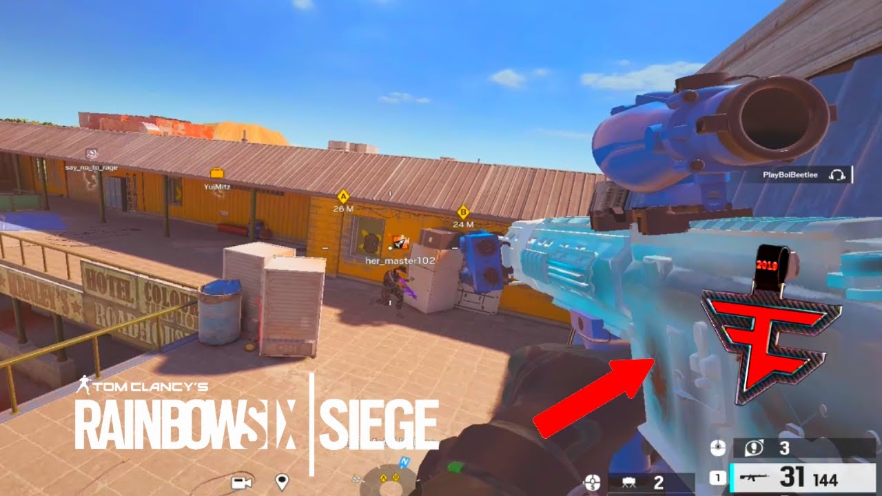 Faze Color Siege USING FAZE CHARM GAVE ME AIMBOT... (RAINBOW SIX SIEGE) - YouTube