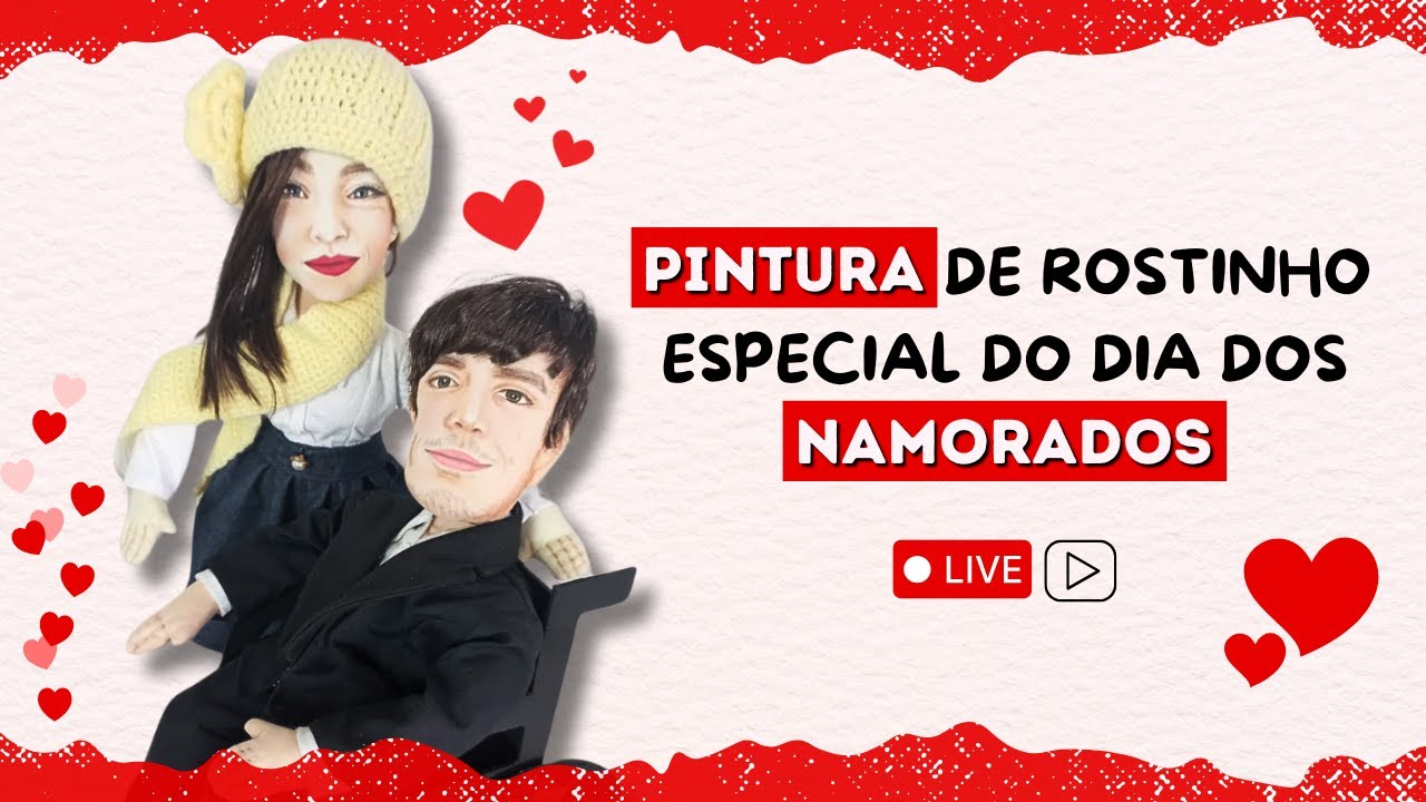 Live Especial de Dia dos Namorados I Pintura de Rostinho I Elisângela Oliveira