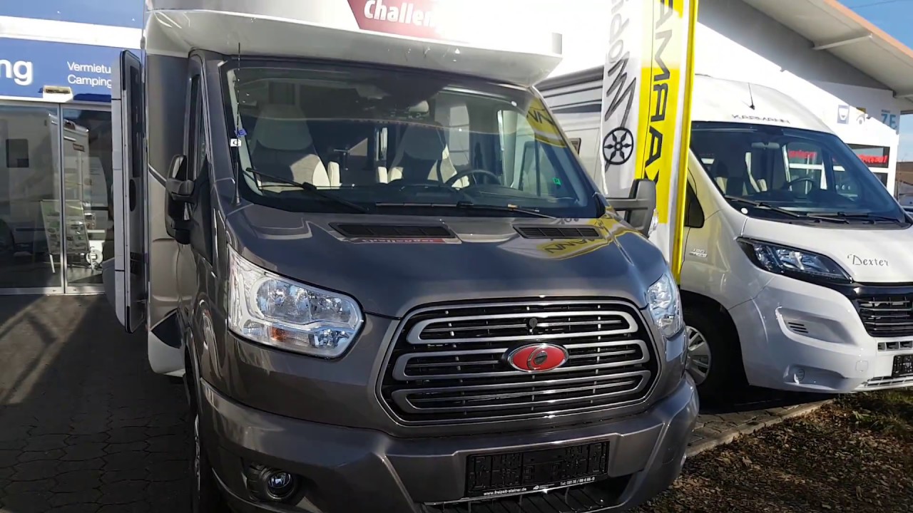 Der Challenger MAGEO 270 auf FORD. EINZELBETTEN über FACE 2 FACE und ein großes Heckbad.