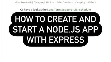 How to create and run a Node.js application with Express server
