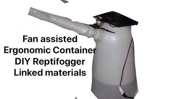 DIY Fogger System for Vivarium (Materials in Description) ReptiFogger