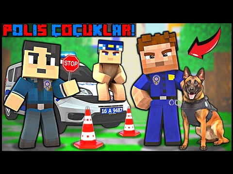 ALİ VE HASAN POLİS OLDULAR, KÖTÜ MAFYAYLA SAVAŞTILAR! 😱 -Minecraft