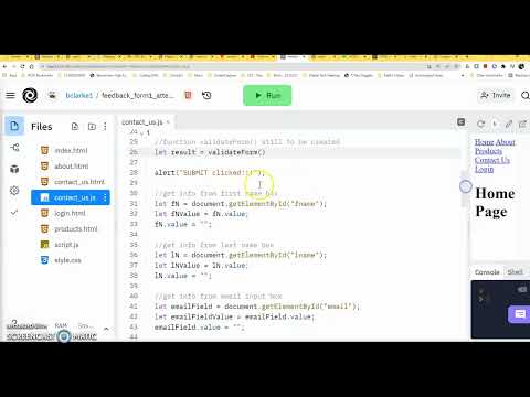 #7 - JS Client Side Validation set up