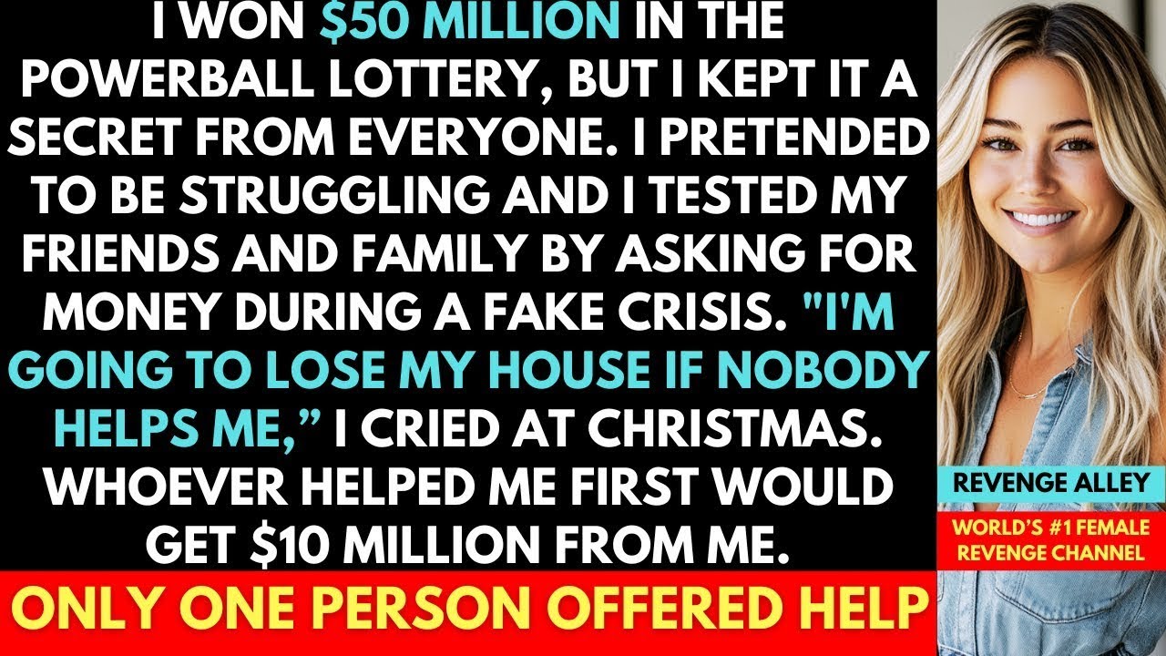 I Won $50 Million In The Lottery But Kept It Secret & Pretended To