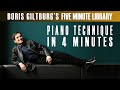 Five Minute Library: BORIS GILTBURG | PIANO TECHNIQUE