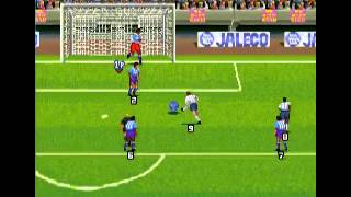 Super Goal! 2 - Retrogaming Fifa World Cup 2014 : Uruguay England (Super Goal! 2 Super Nes) - User video
