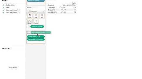 Using percentile on Tableau