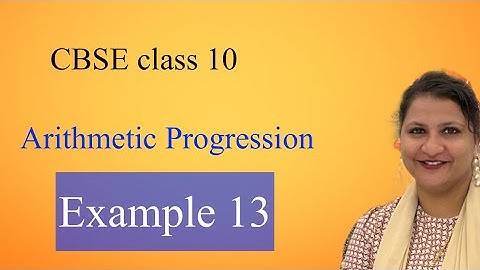 Chapter 5 Arithmetic progressions example 13 CBSE class 10 in Malayalam