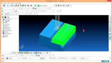 PowerMill Tutorial No.01 - 3D Offset Area Clearance - Constant Z - Raster flat finishing