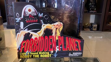 Robby the Robot 14” Action Figure with lights and sounds Unboxing and Review