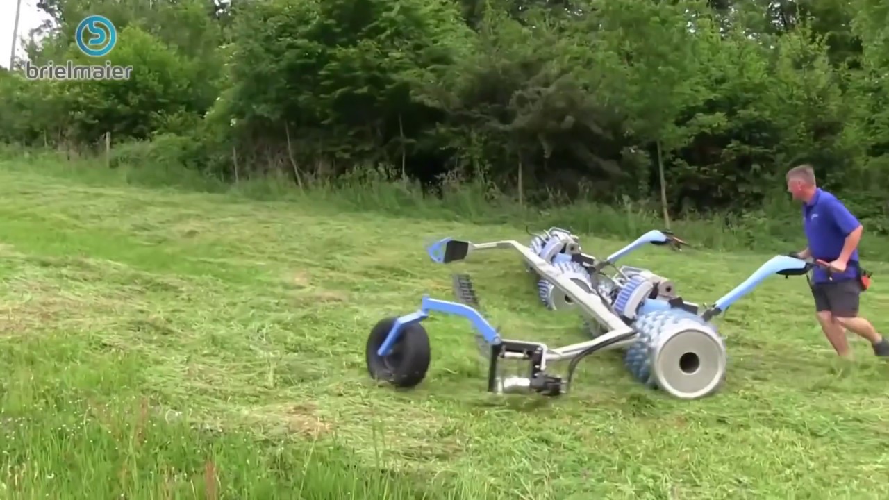 Brielmaier Stachelwalzen gebraucht - Motormäher für Steilhang - Brielmaier Motormäher Occasion