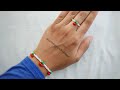 cherry bead ring with bracelet diy|خاتم واسورة بالخرز بشكل الكرز/الكريز