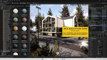 ARCHICAD 27 to UNREAL ENGINE 5 Interactive ArchViz Workflow | NCA EDUCATION ZONE (February Update)
