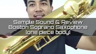 SAMPLE SOUND Boston Soprano Saxophone