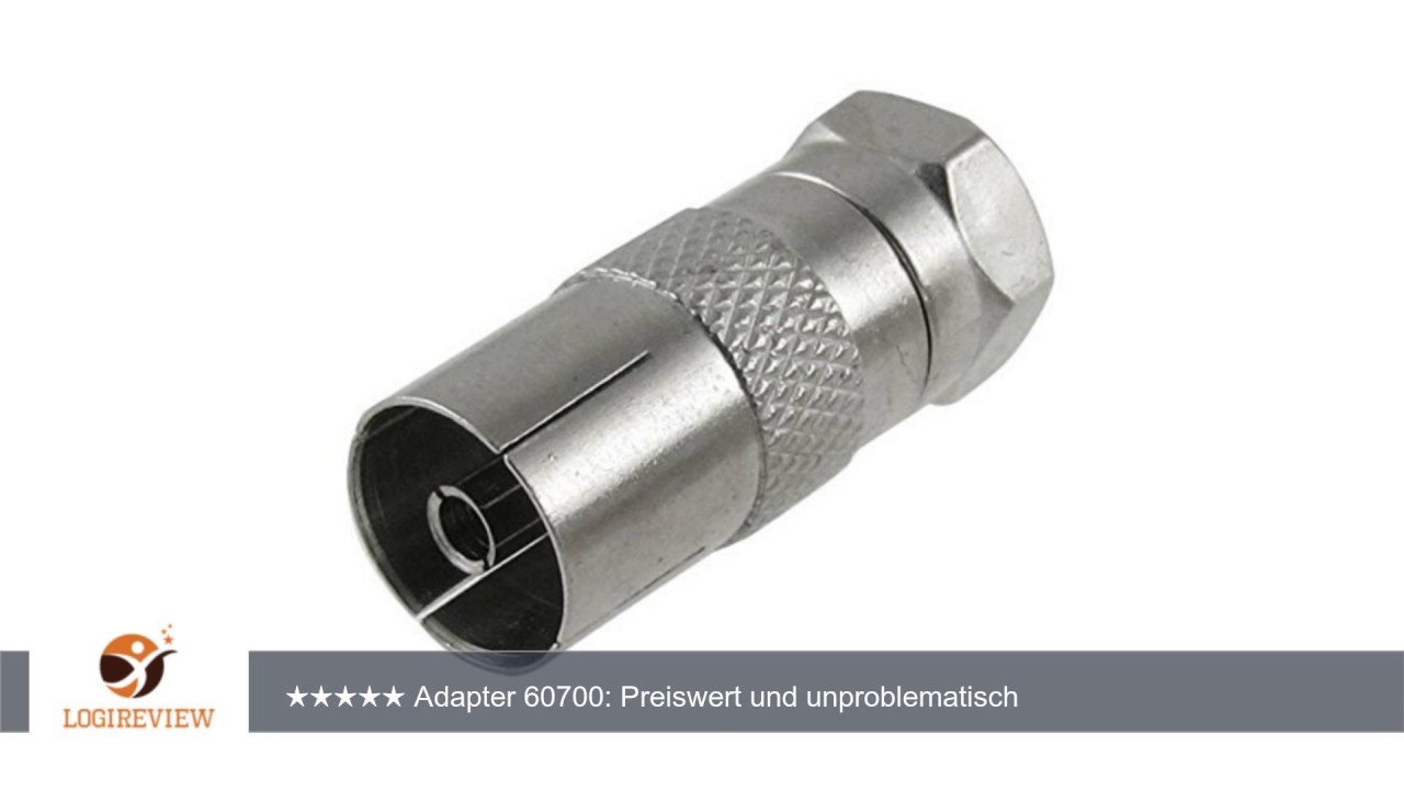 3 Stk Sat Koax Stecker Adapter F-Adapter IEC//Koax-Buchse F-Buchse