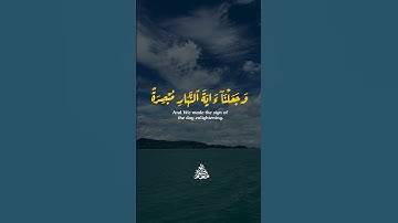 تلاوة هادئة لآيات من سورة الإسراء🤍 #معاذ_ابو_حلو