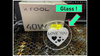 Glass Engraving - xTool S1 Diode Laser.