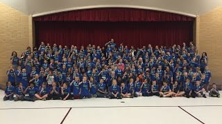 Rees Elementary 2016 kids marathon