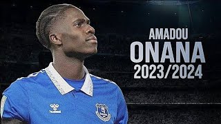 Amadou Onana - Defensive Skills, Goals & Tackles 23/24