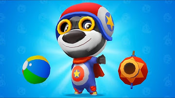 Talking Tom SPLASH FORCE - Danger Hank Soak Raccoons with Water Balloons