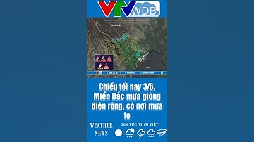 Chiều tối nay 3/6, Miền Bắc mưa giông diện rộng, có nơi mưa to | VTVWDB