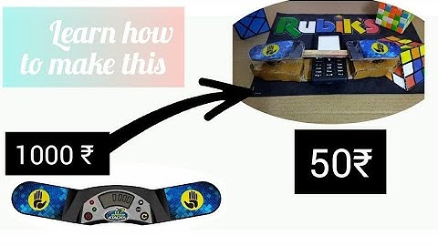 How to Make home-made Cubing timer | easy  #shayaandevla #cubes #shorts #trending #cubingtimer