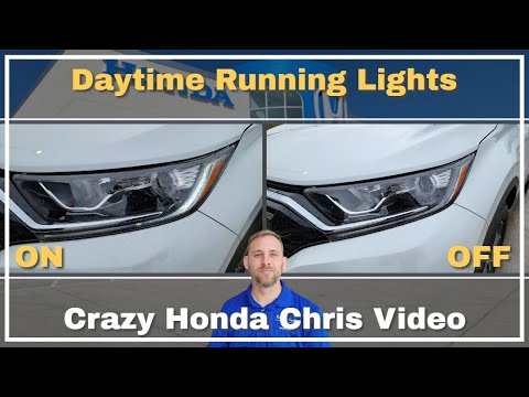 How do I turn off my daytime running lights on my Honda